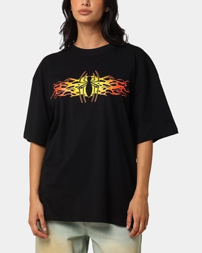 Goat Crew Marvel Spider-Man Y2K Spidey T-Shirt Black Breathable Layer V neck elegance