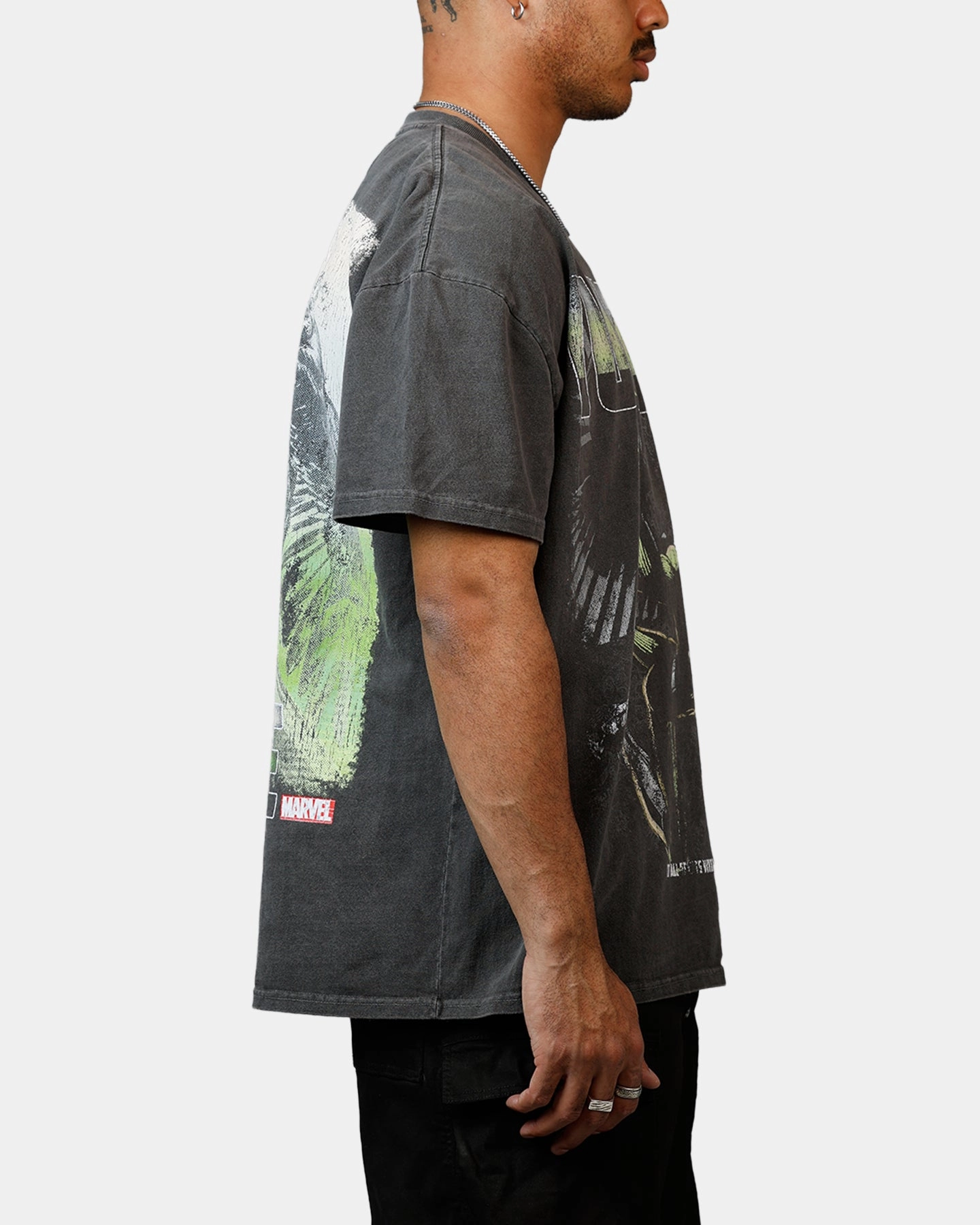 Outdoor Outfit Style Stylish Outfit Goat Crew Marvel Villians Vulture Heavy T-Shirt Black Wash
