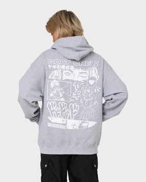 Smooth Feel Rugged Outerwear Goat Crew Niseko Hoodie Grey