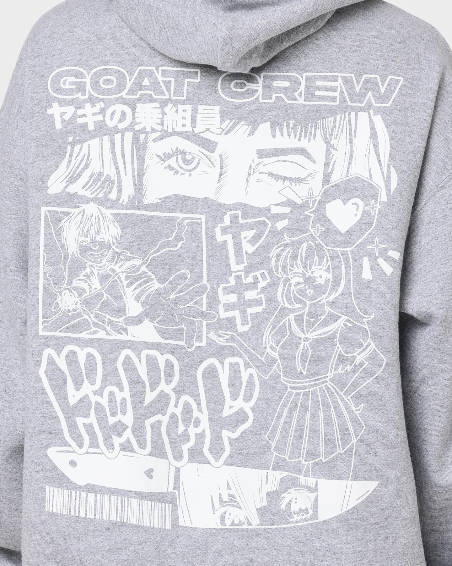 QuickDry Moisture Wicking Goat Crew Niseko Hoodie Grey