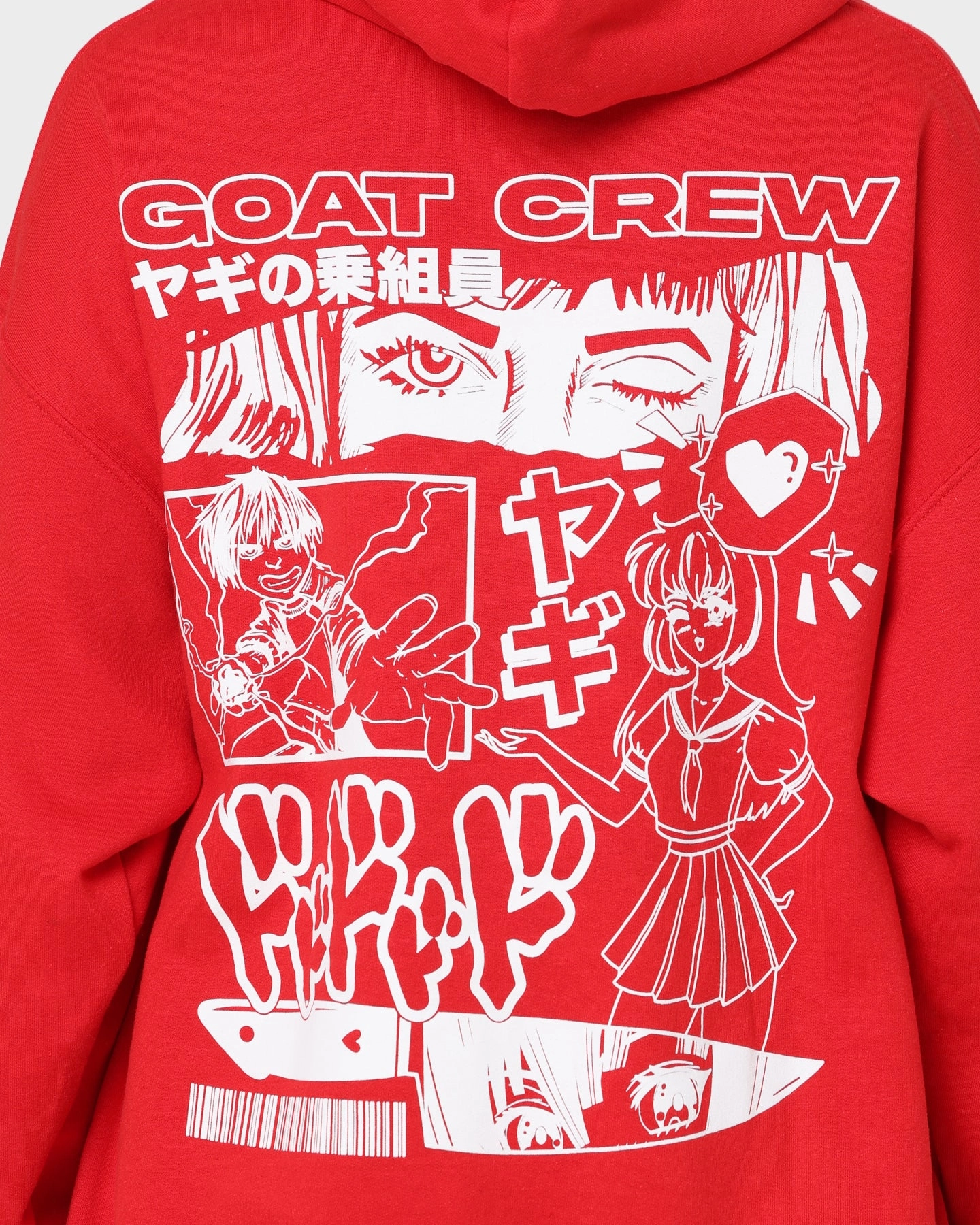 muted shades Multi Pocket System Goat Crew Niseko Hoodie Red