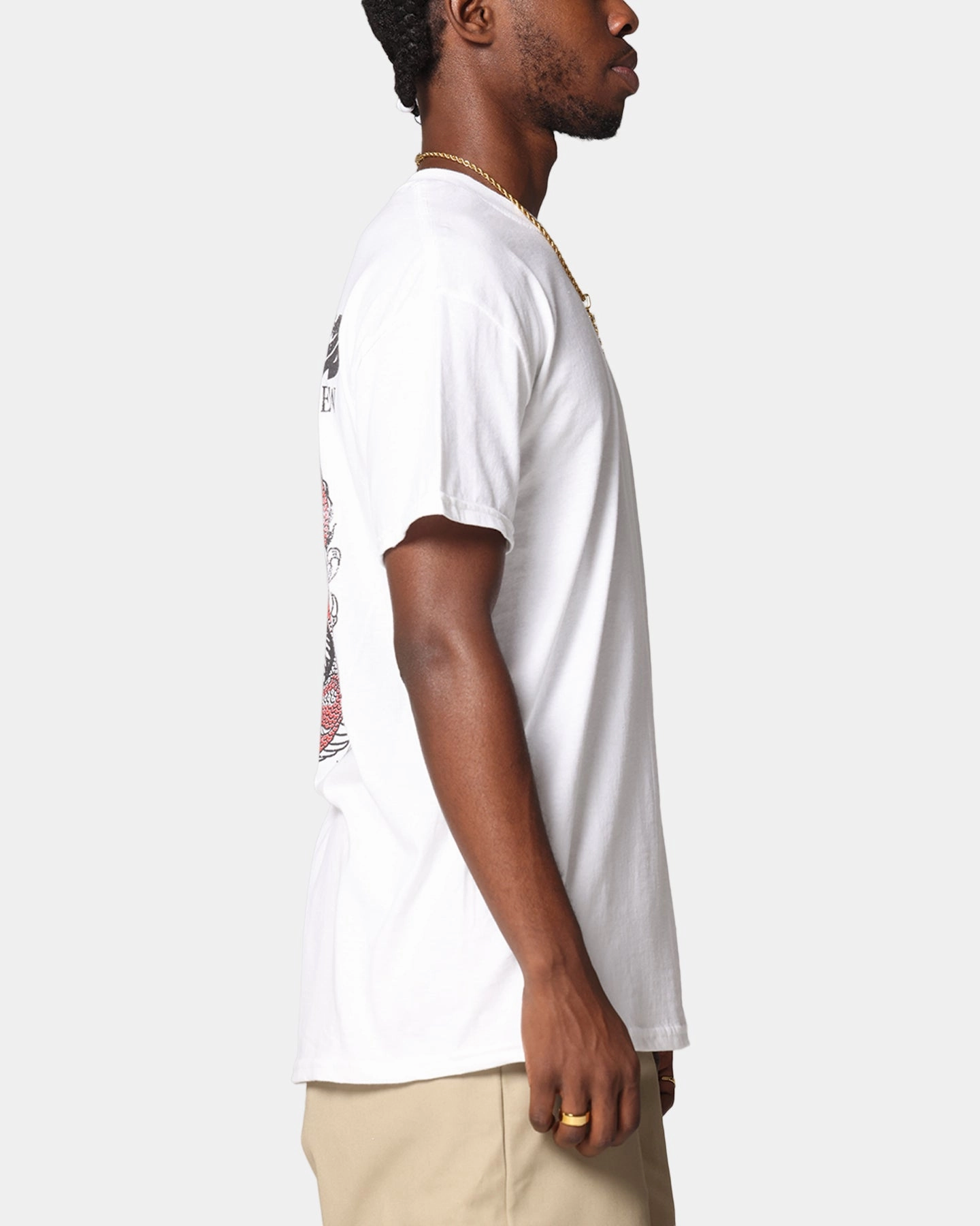 Goat Crew Osaka Dragon T-Shirt White Award-winning Functional Style