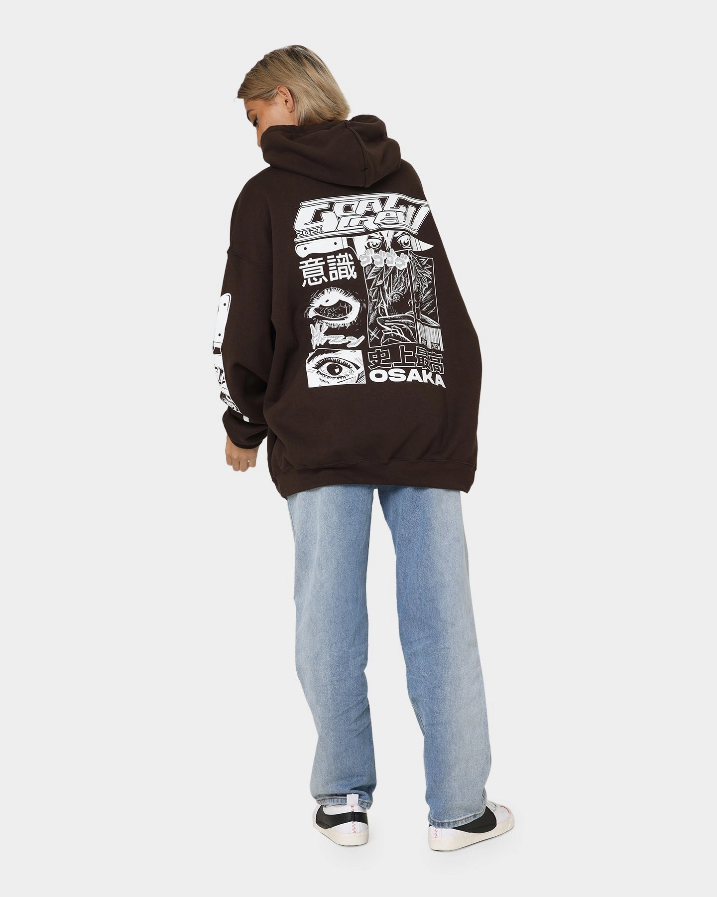 Vegan Option graduation party Goat Crew Osaka Hoodie Brown