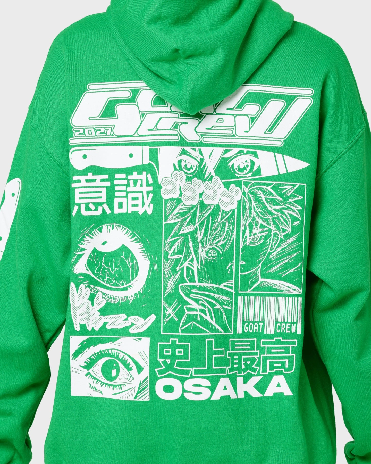 Overcome Goat Crew Osaka Hoodie Green