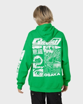 Suitcase Goat Crew Osaka Hoodie Green