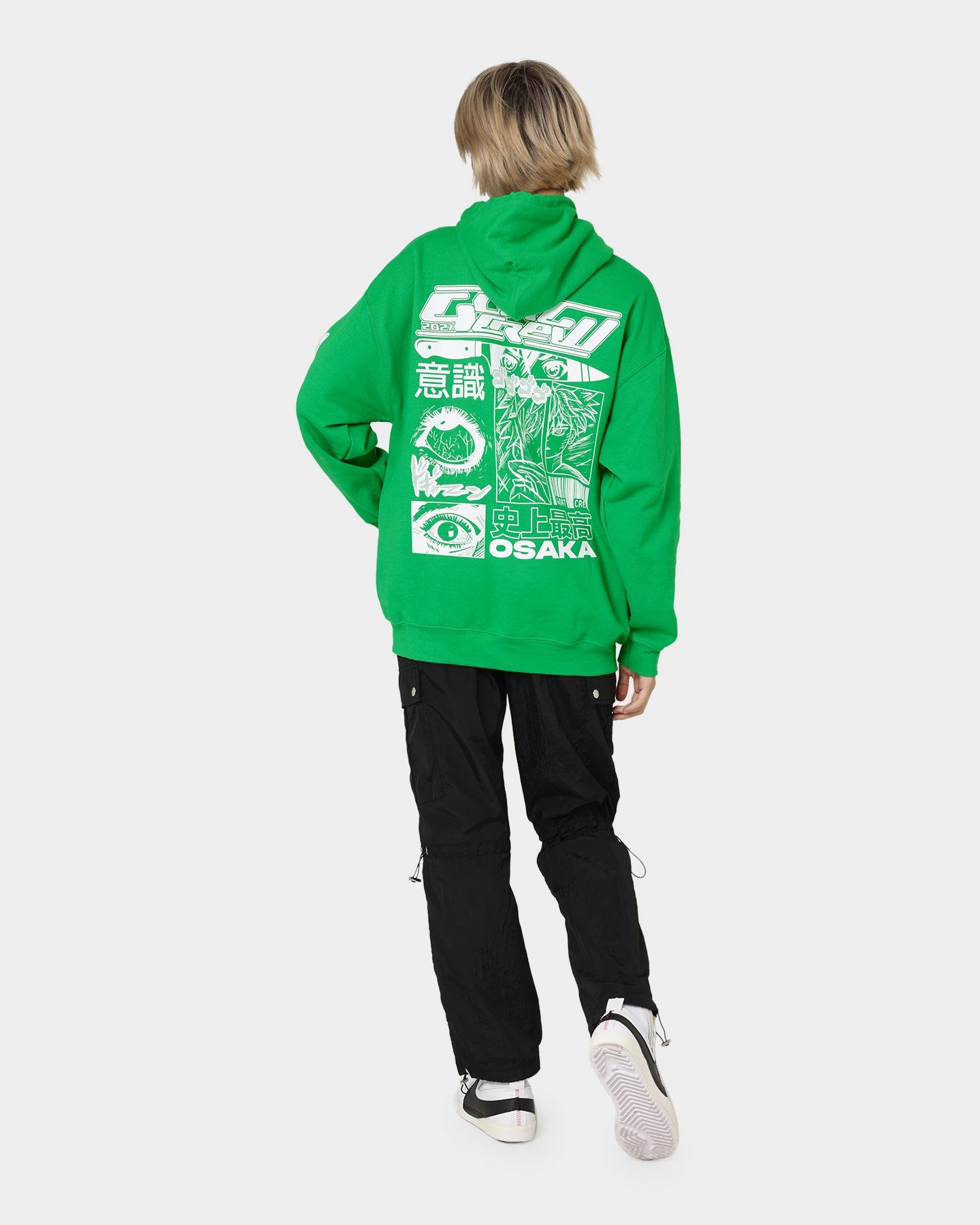 Goat Crew Osaka Hoodie Green City Streets
