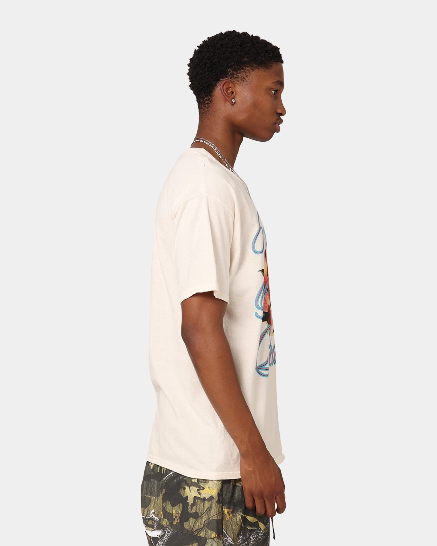 Goat Crew Peaches T-Shirt Off White Cozy Wearable Comfy Choice