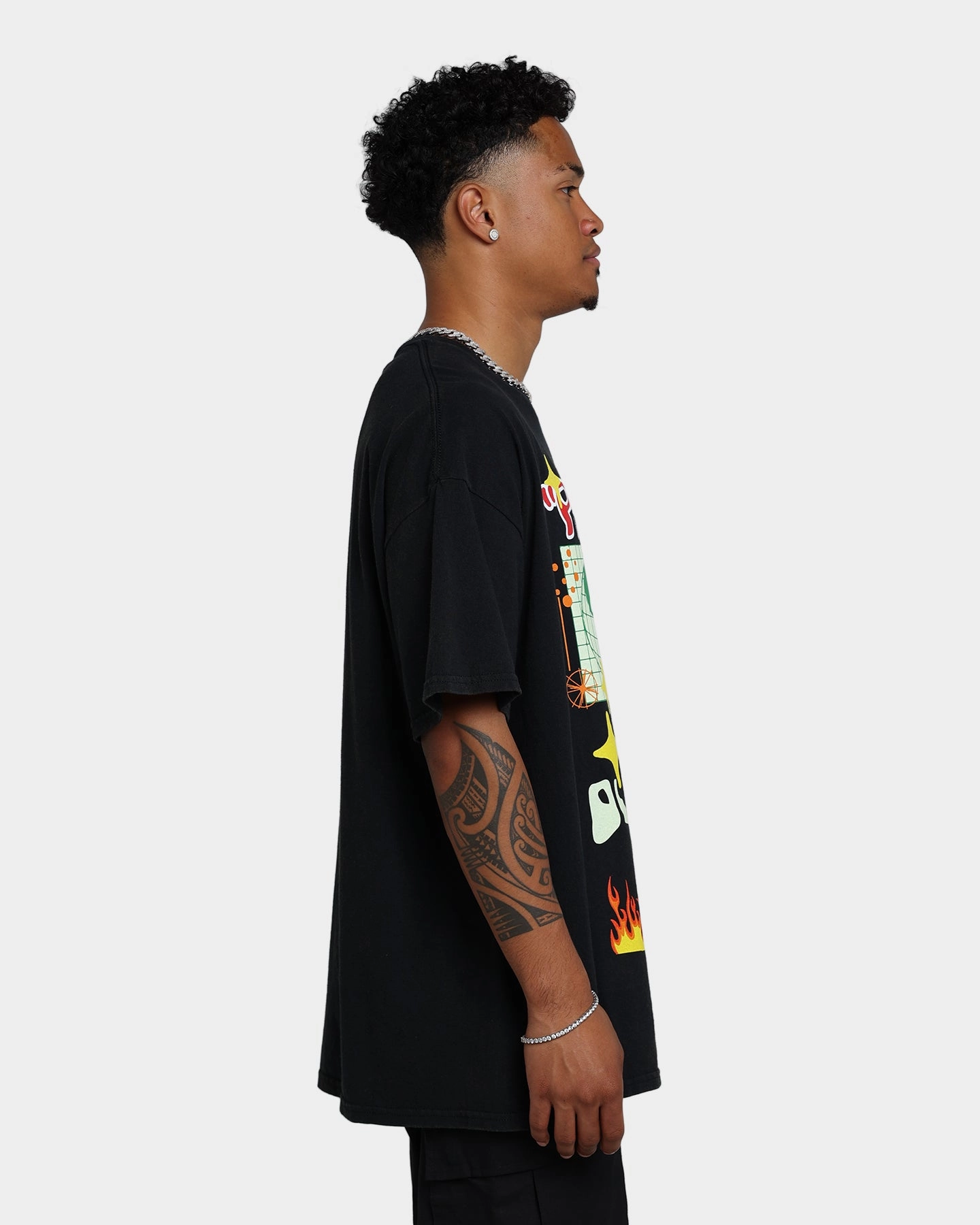 Goat Crew Protect Our Earth Vintage T-Shirt Black Wash Versatile Layering Piece