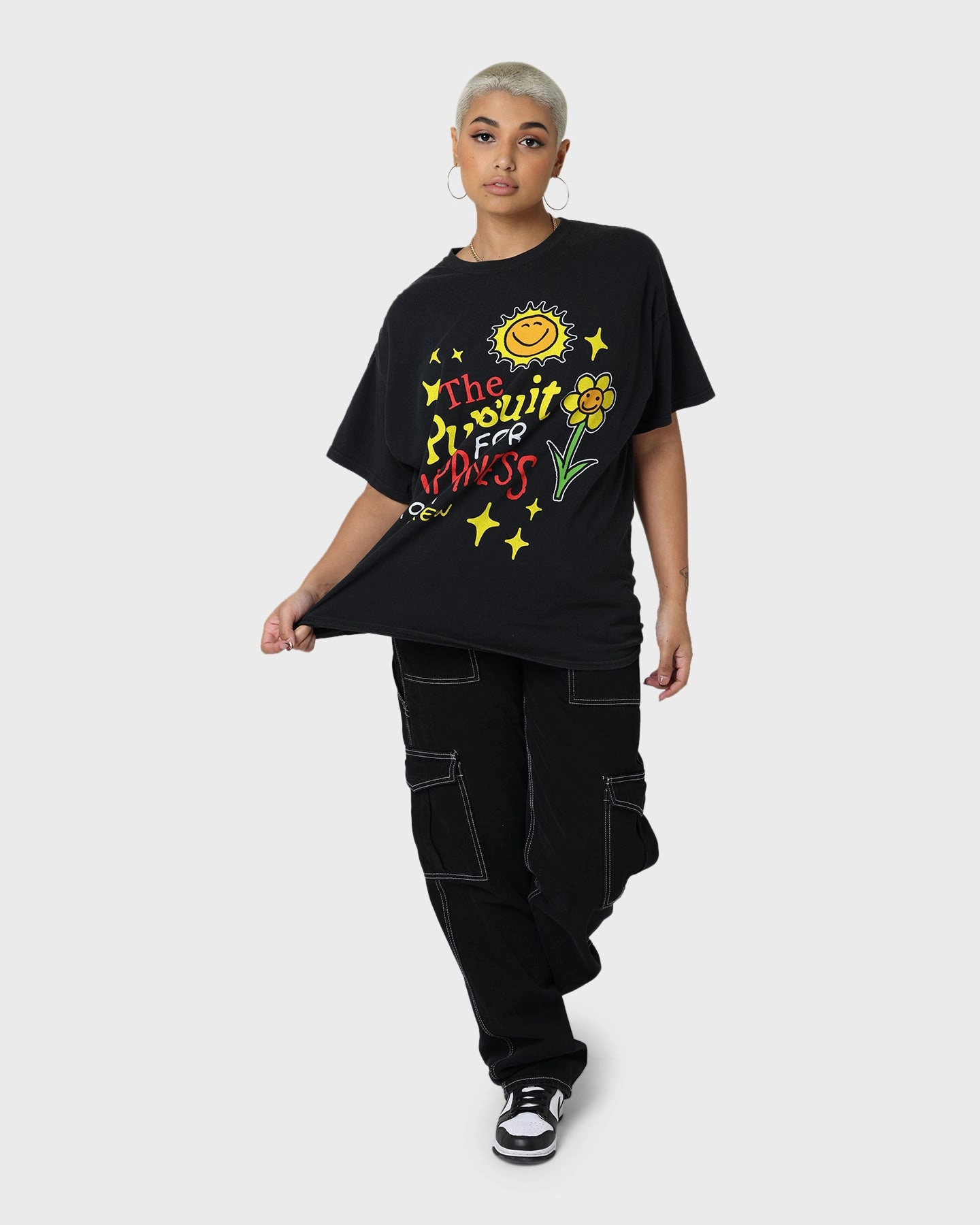 Goat Crew Pursuit 4 Happiness T-Shirt Black Smart Layering
