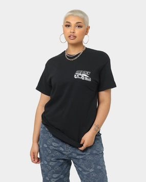Side Vent Design Goat Crew Race Car T-Shirt Black