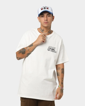 Goat Crew Race Car T-Shirt White soft look Matte Look