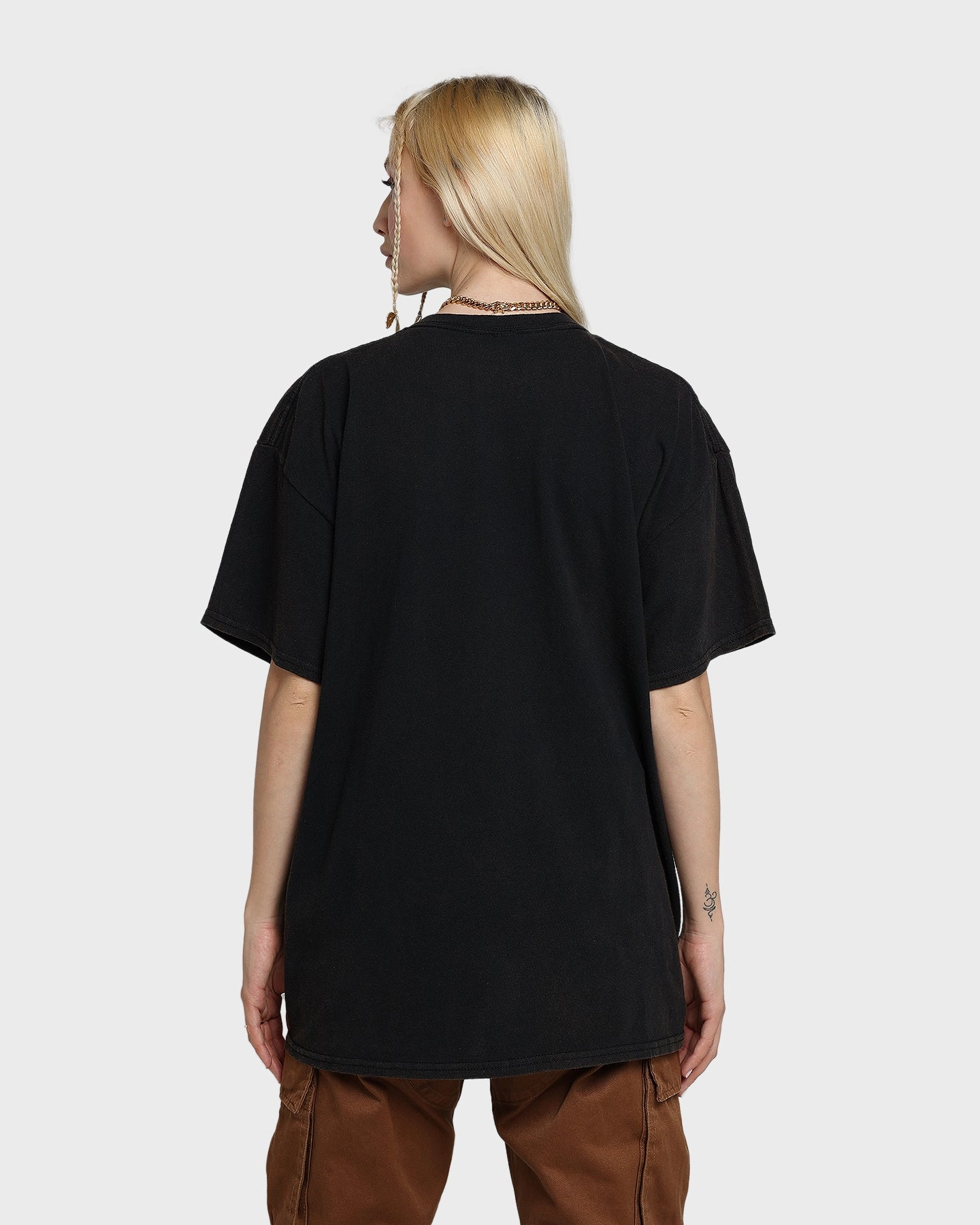 Goat Crew Reasons To Be Happy Vintage T-Shirt Black Wash Premium Comfort Rayon blend