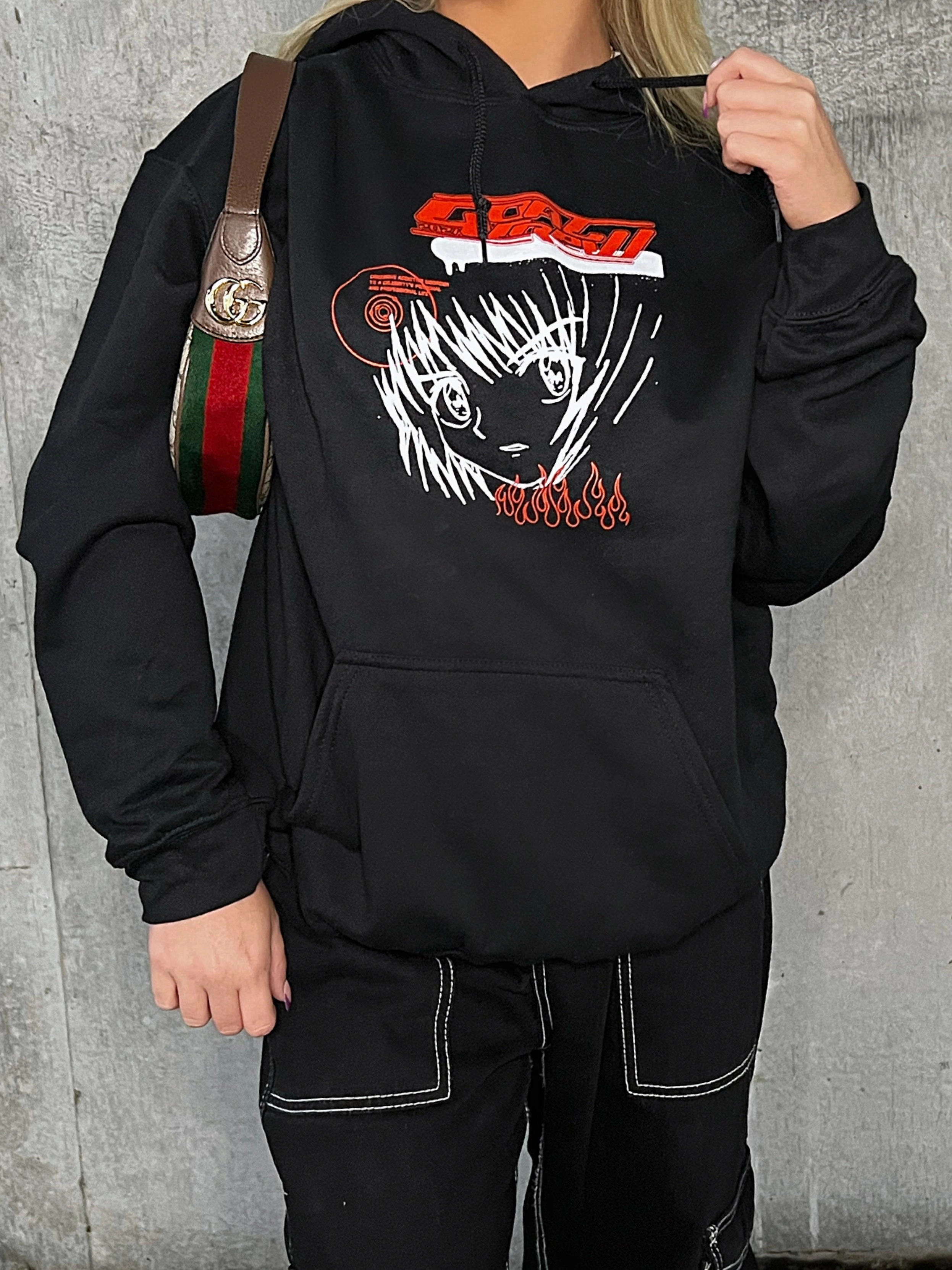 Goat Crew Sapporo Hoodie Black Stretchable Fabric All Day Fit