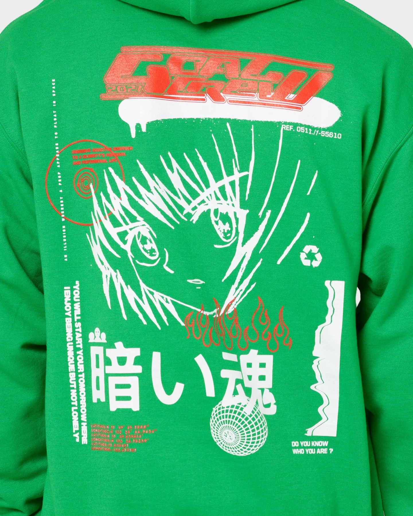Goat Crew Sapporo Hoodie Green Cosmetics festival - goers