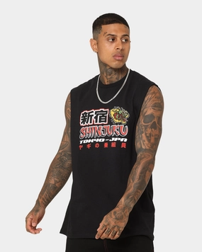 Goat Crew Shinjuku Muscle T-Shirt Black Cool Layering