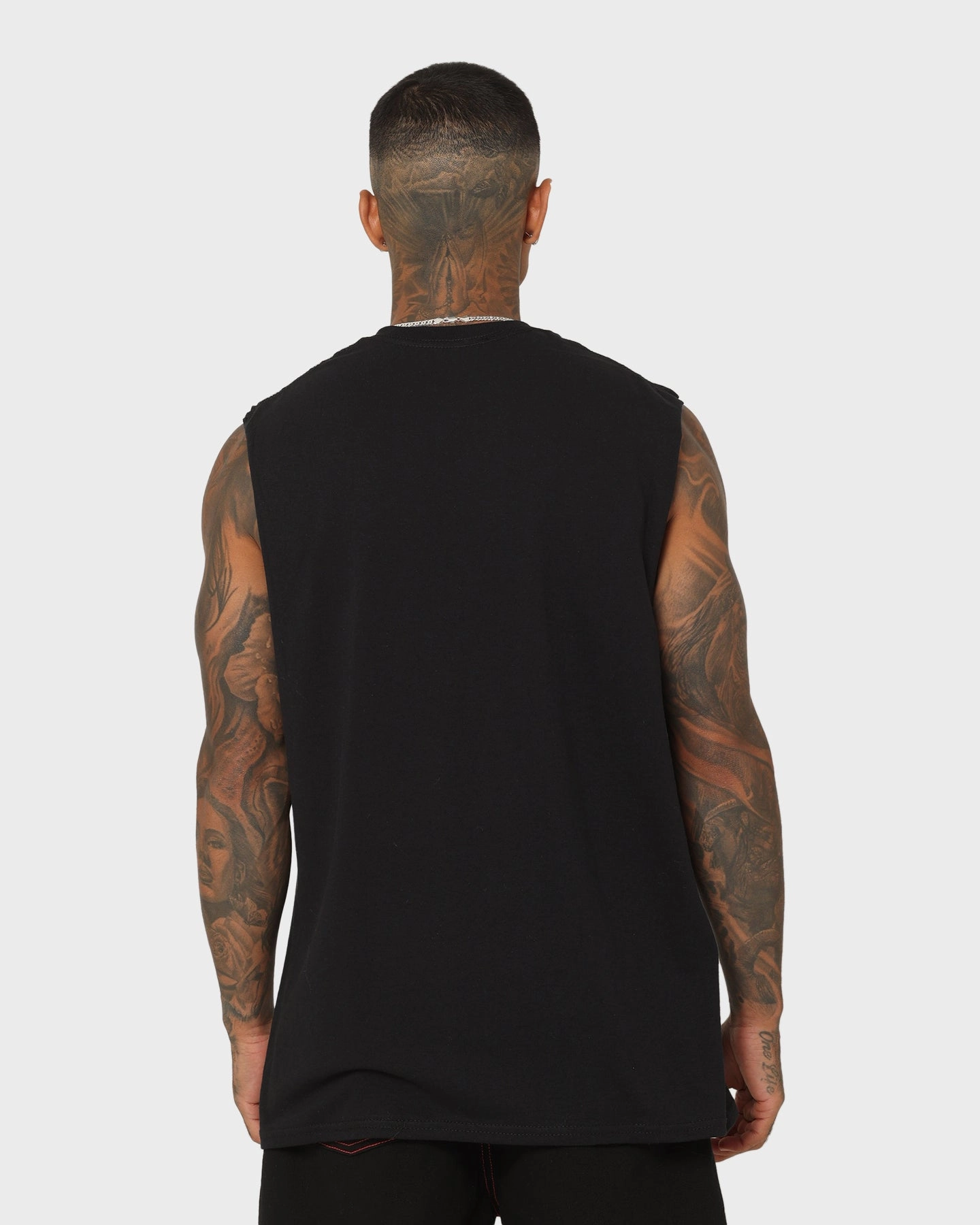Goat Crew Shinjuku Muscle T-Shirt Black Casual Style