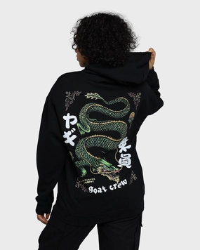 Goat Crew Sleeping Dragons Hoodie Black Possibility
