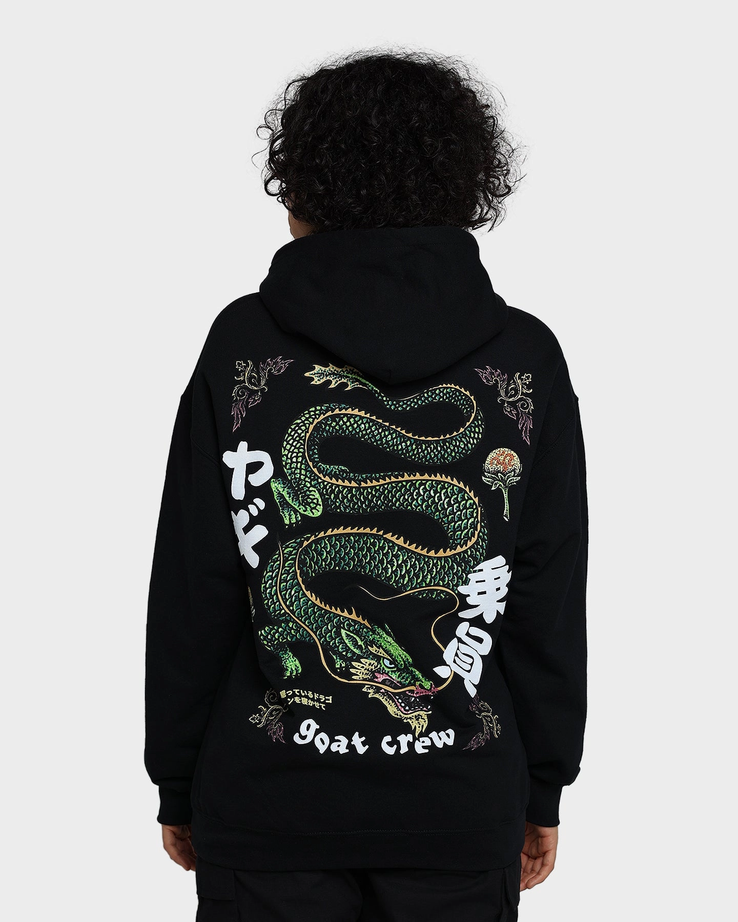 Dance Goat Crew Sleeping Dragons Hoodie Black