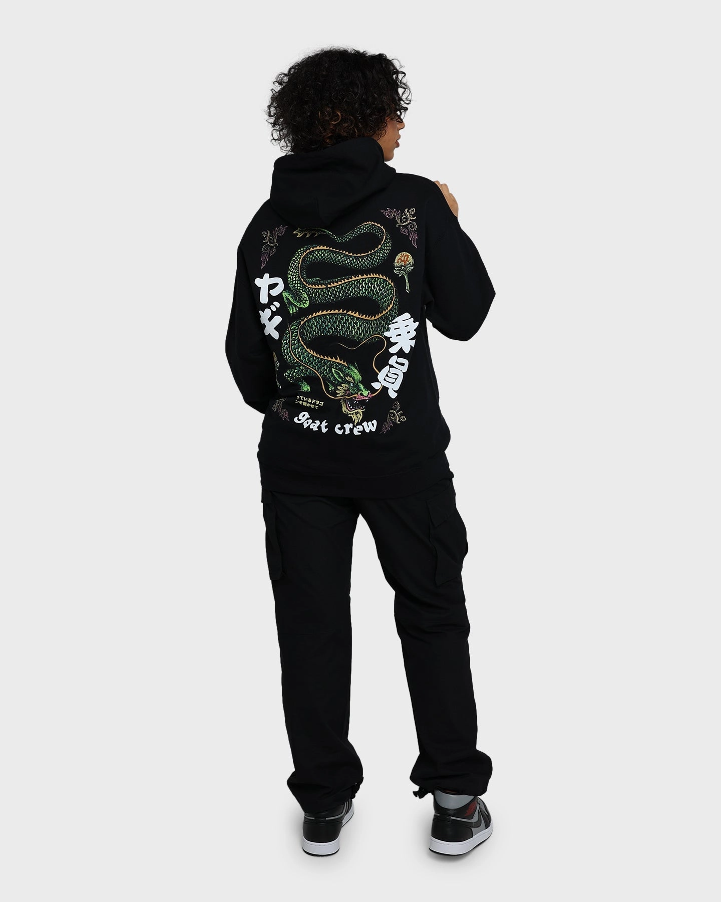 Goat Crew Sleeping Dragons Hoodie Black Disseminate