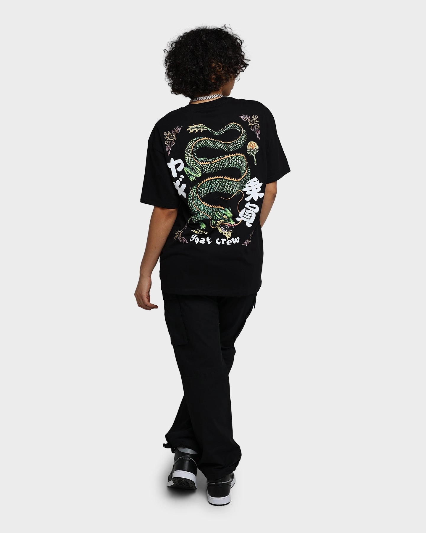 Goat Crew Sleeping Dragons T-Shirt Black Fade Resistant Coating