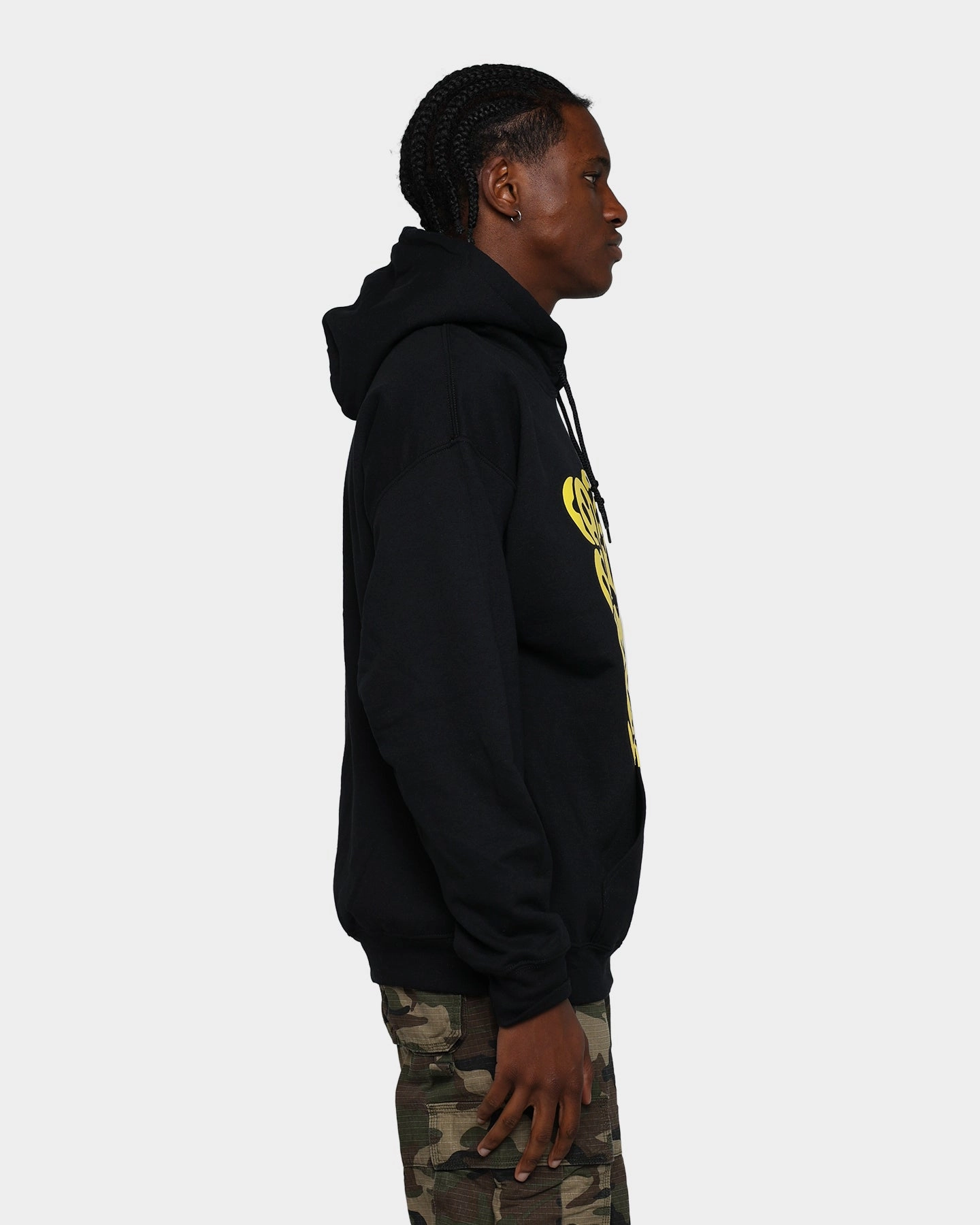 Goat Crew Smile Drip Hoodie Black Earrings