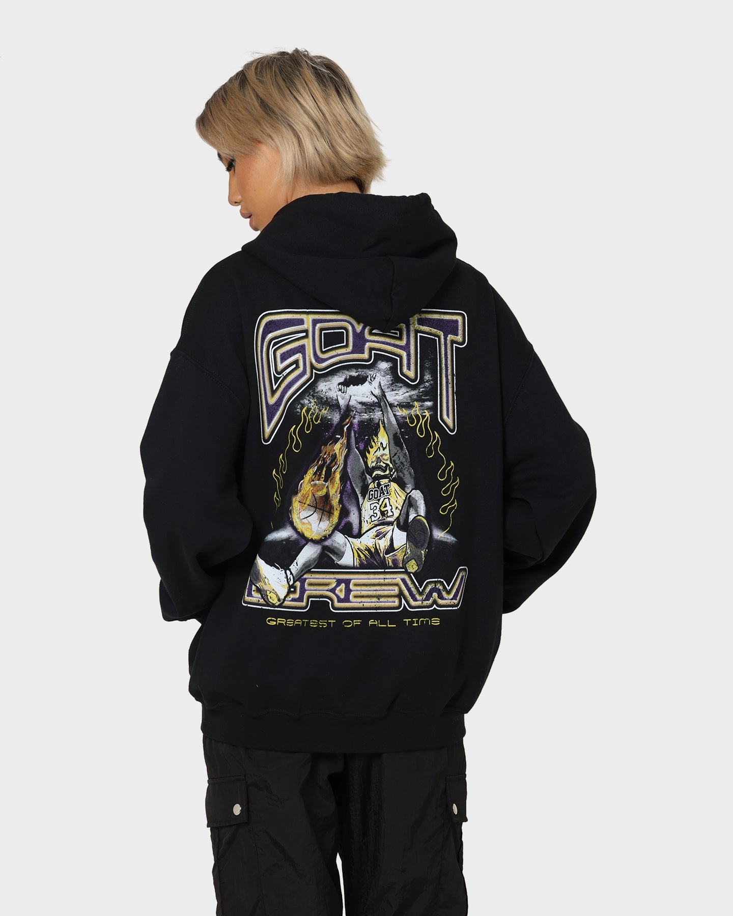 wedding guests Goat Crew Space Slam Hoodie Black