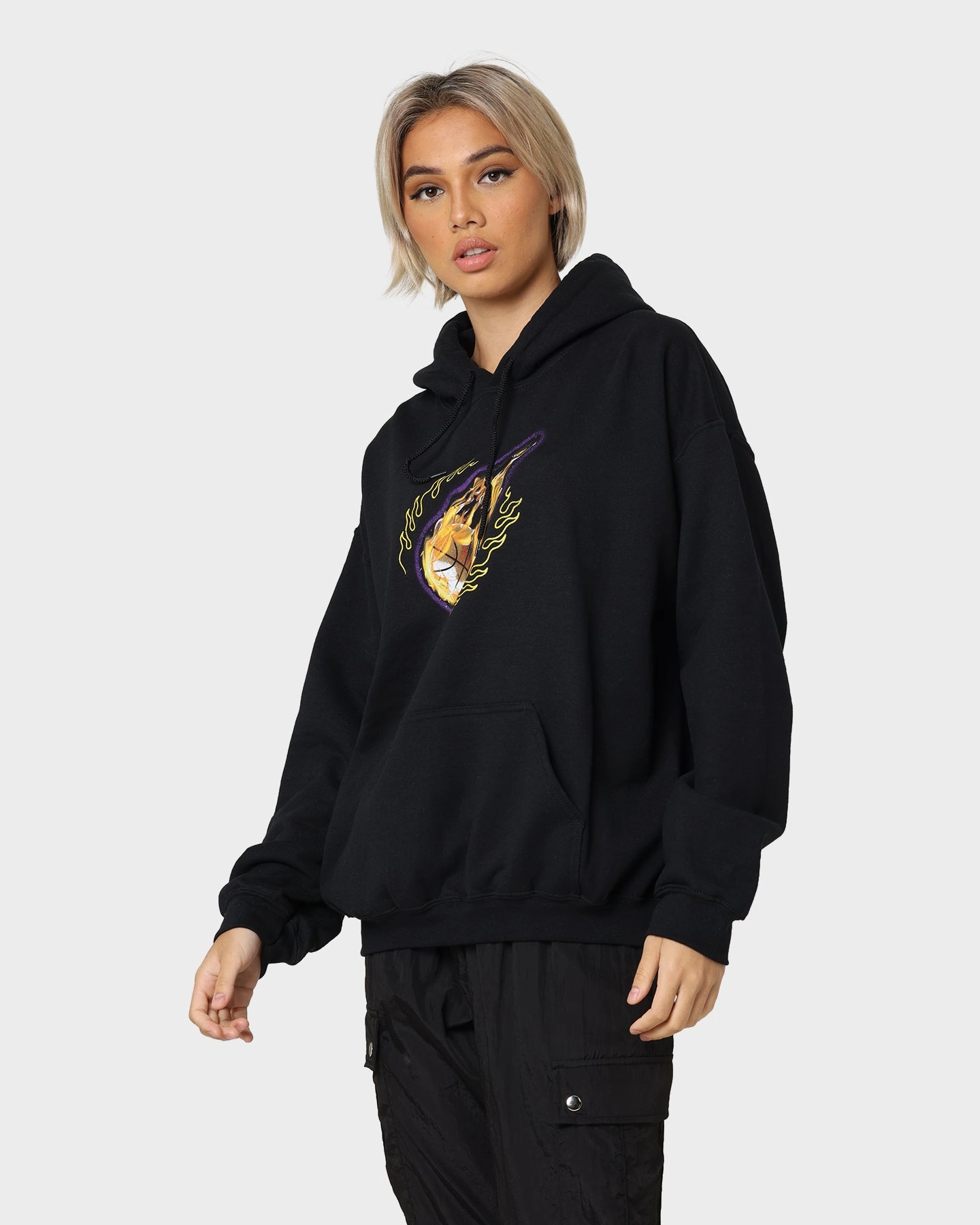 Weatherproof Coating Goat Crew Space Slam Hoodie Black
