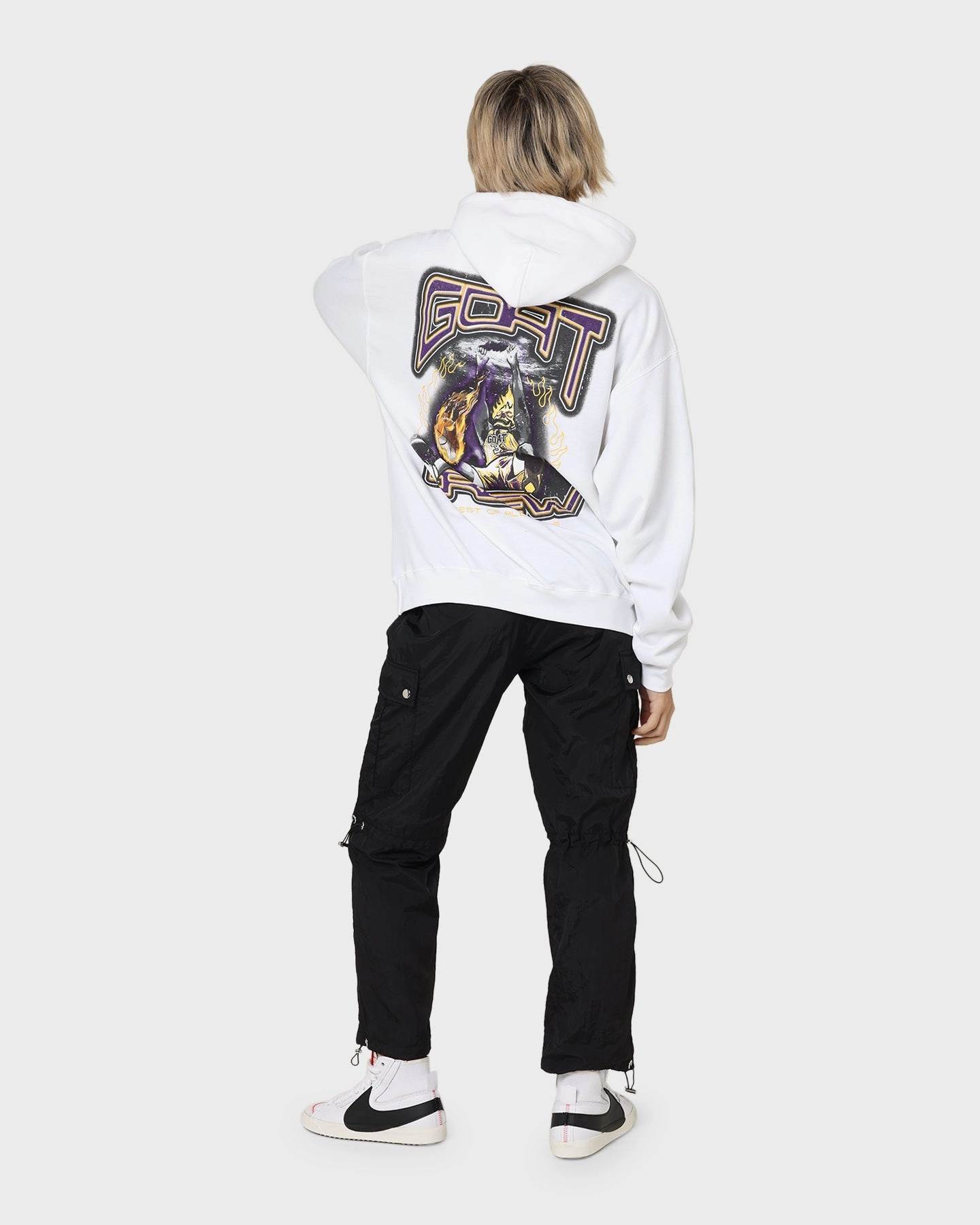 Perfection Goat Crew Space Slam Hoodie White
