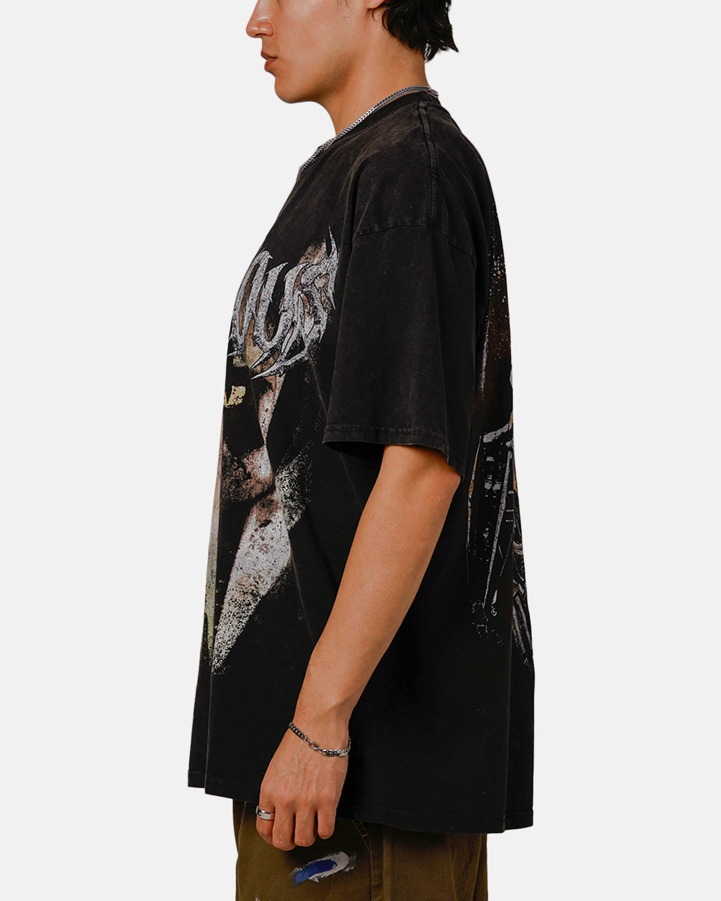 Goat Crew Star Wars Grevious Vintage T-Shirt Black Acidwash School spirit