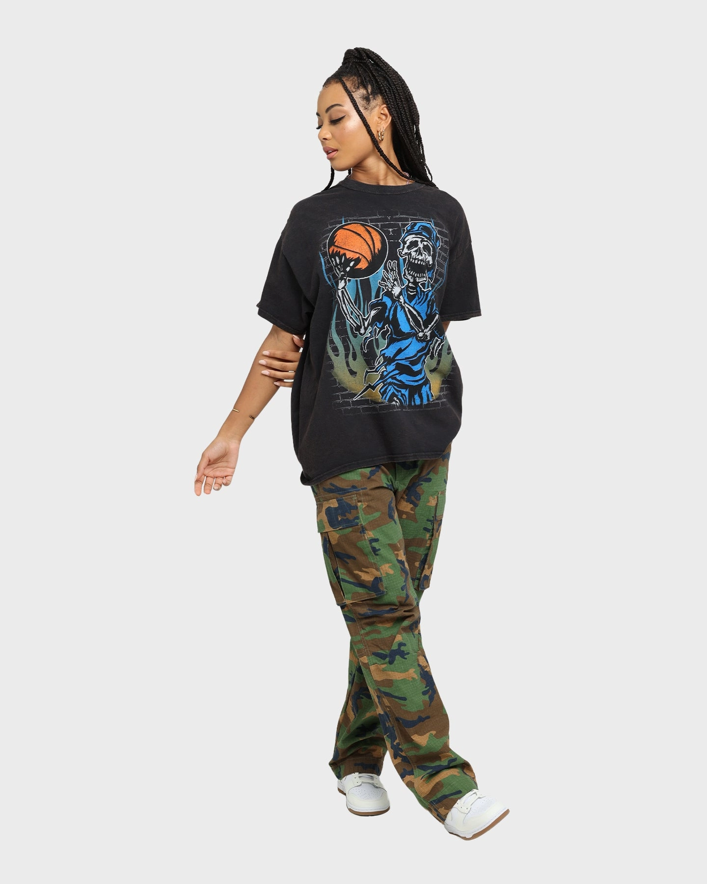 Goat Crew The Chef Vintage T-Shirt Black Wash Comfy Fit Wear