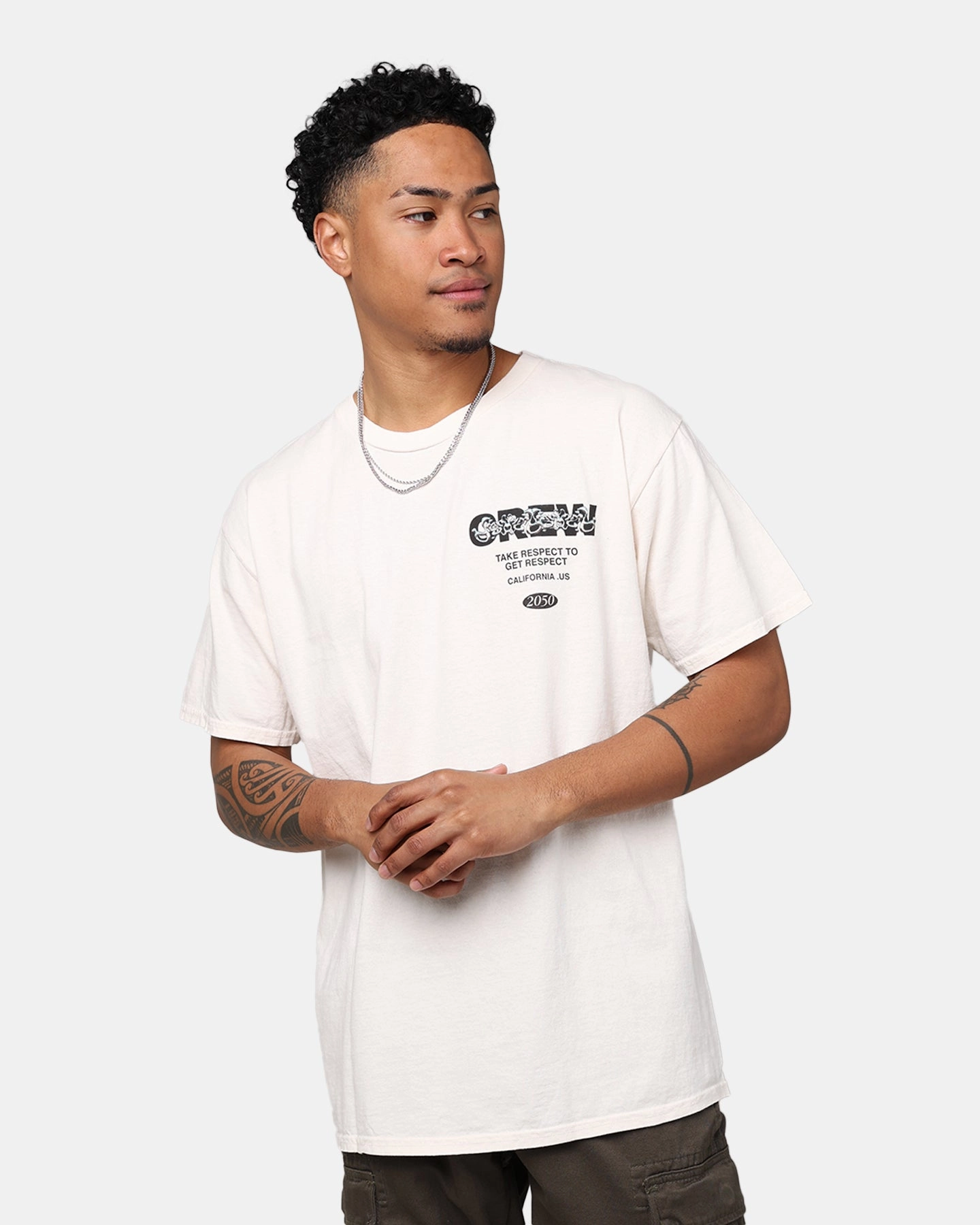 Goat Crew The Crew Vintage T-Shirt Off White Tagless Design