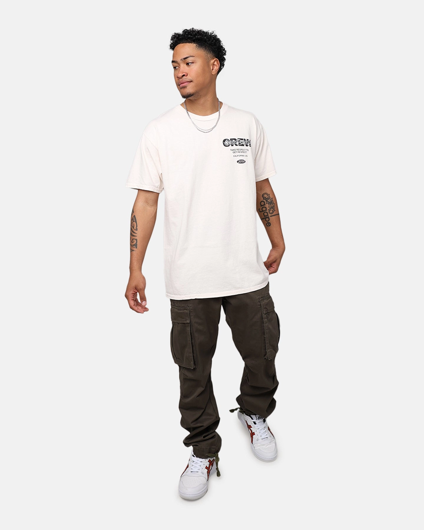 Goat Crew The Crew Vintage T-Shirt Off White Classic Wearable Abrasion Resistant Fabric
