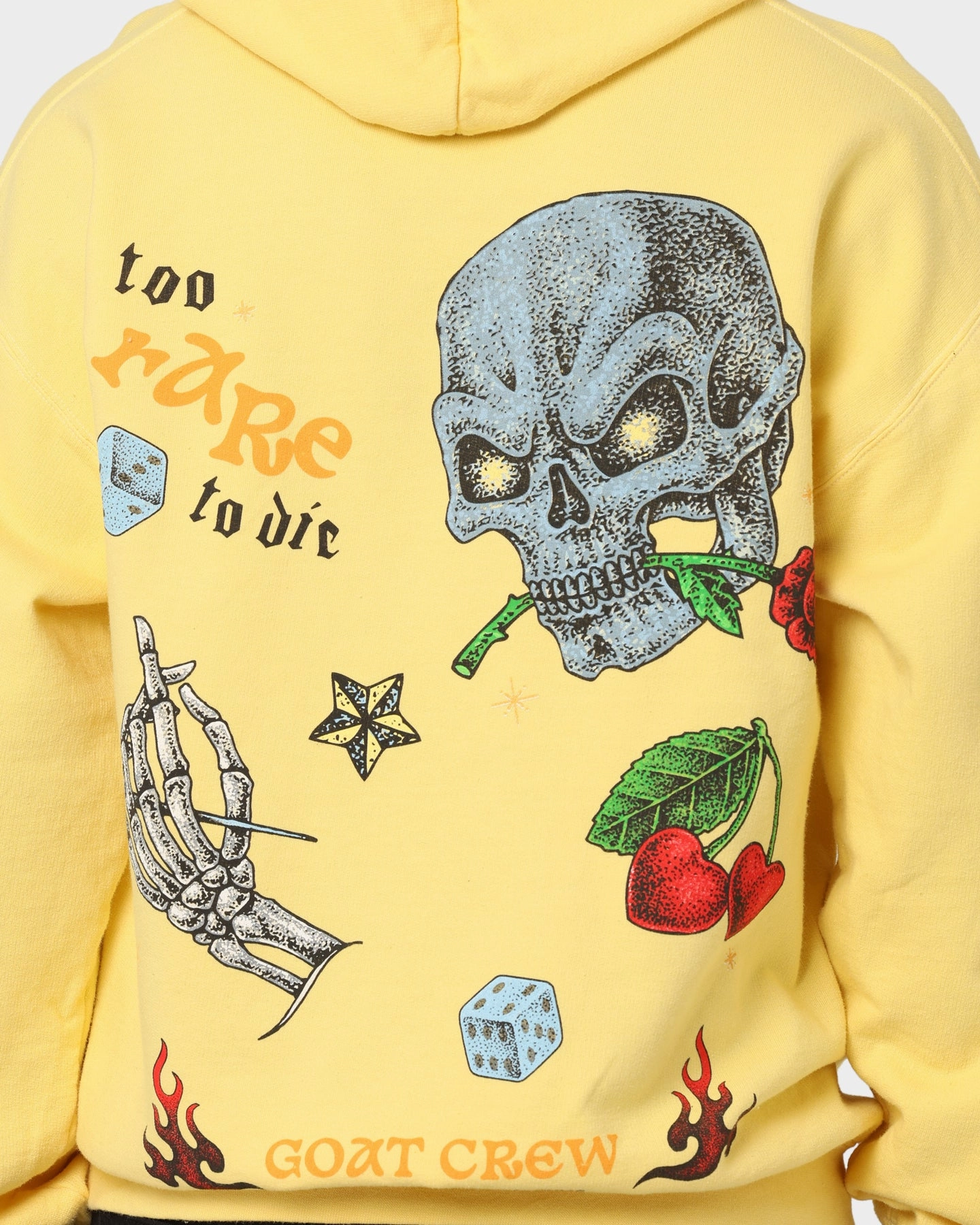 Goat Crew Too Weird To Live Hoodie Butter Grant Wrinkle-Resistant