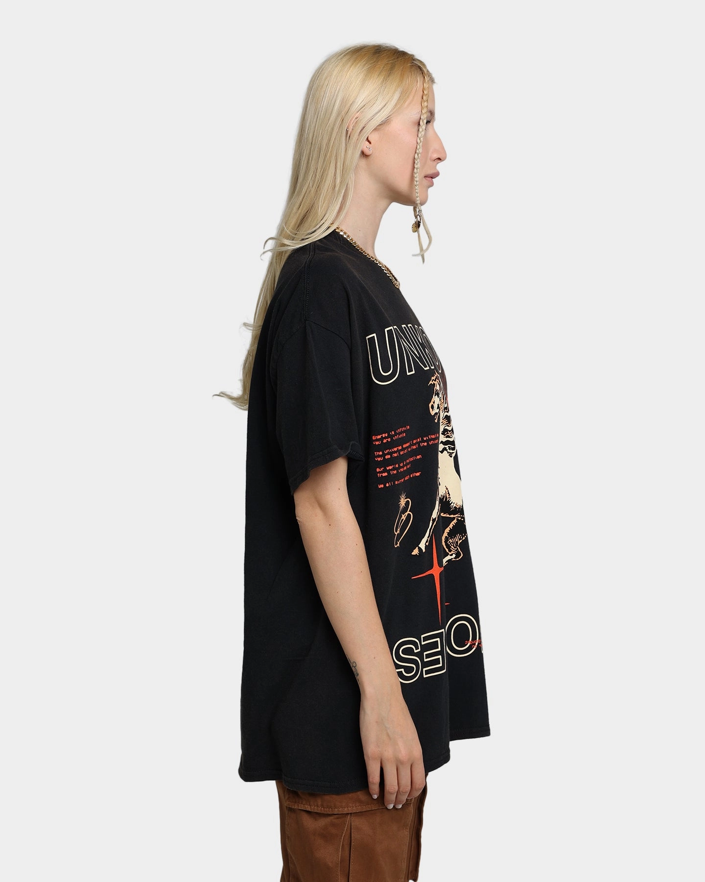 Smooth Finish Goat Crew Unknown Memories Vintage T-Shirt Black Wash