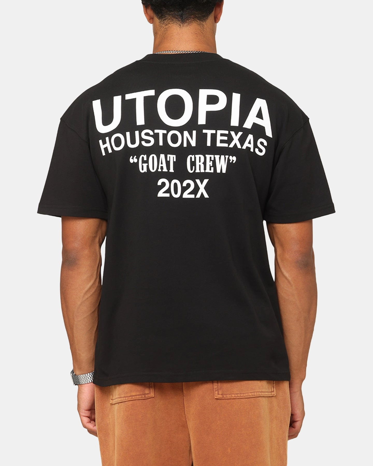 Goat Crew Utopia T-Shirt Black Comfort Style