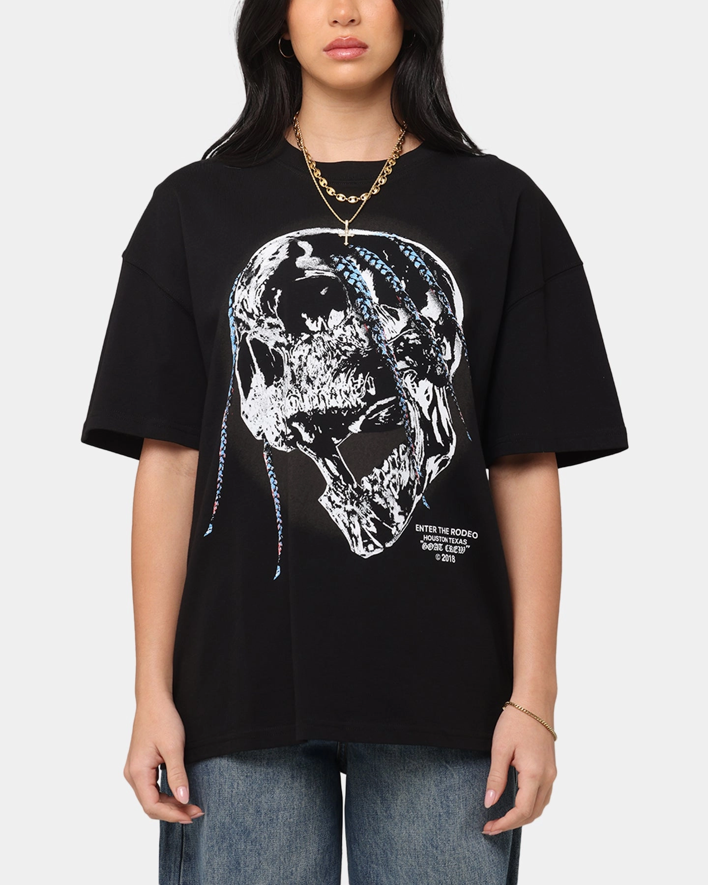 ReinforcedShoulderPanels Goat Crew Utopia T-Shirt Black