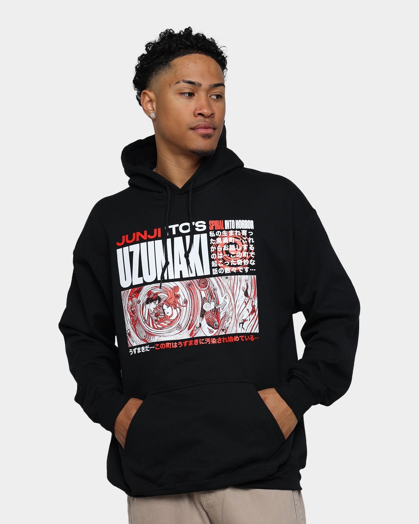Active Layer Goat Crew Uzumaki Hoodie Black