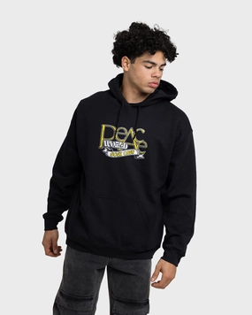 Thermal Jacket Goat Crew World Peace Hoodie Black
