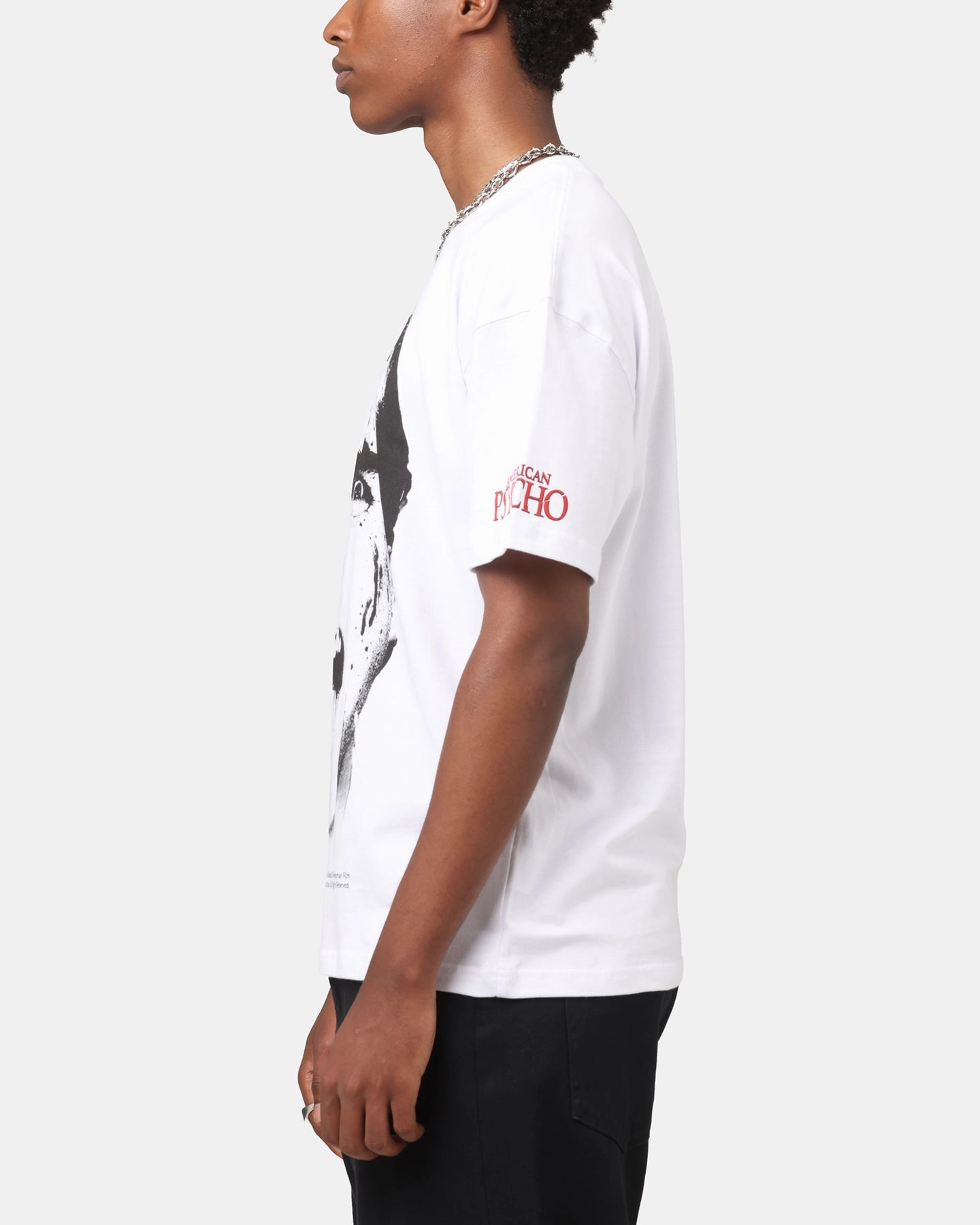 Goat Crew X American Psycho American Psycho T-Shirt White Street Comfort Style
