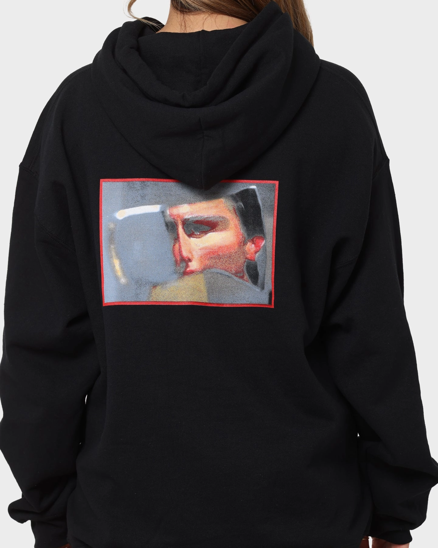 Abrasion Resistant Fabric Goat Crew X American Psycho American Psycho Vintage Hoodie Black