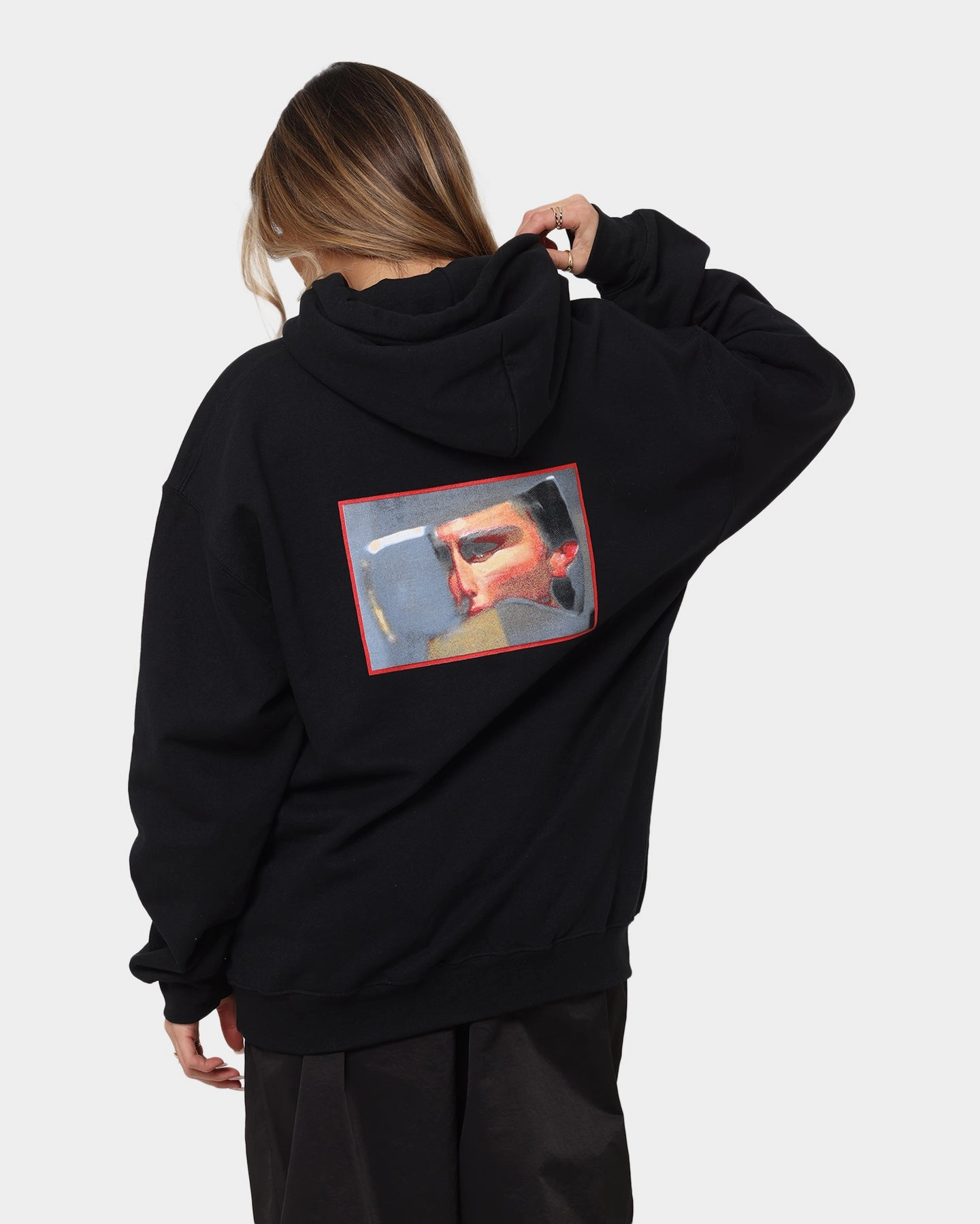 Trophy Reinforced Stress Points Goat Crew X American Psycho American Psycho Vintage Hoodie Black