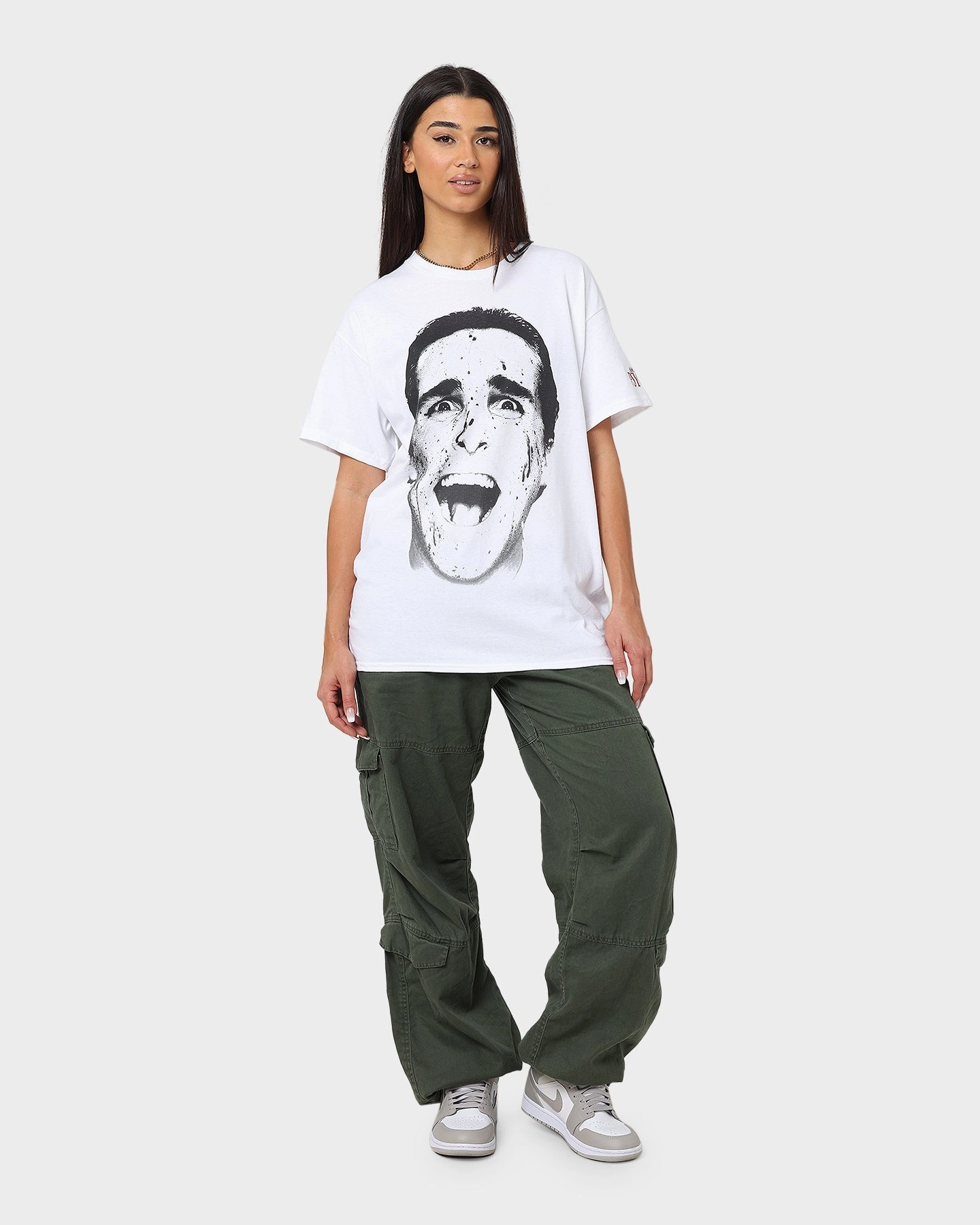 Ethically Sourced Cotton Goat Crew X American Psycho American Psycho Vintage T-Shirt White
