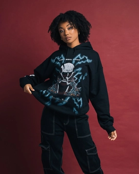 Goat Crew X Attack On Titan Colossal Titan Vintage Hoodie Black Blush Relaxed Layer