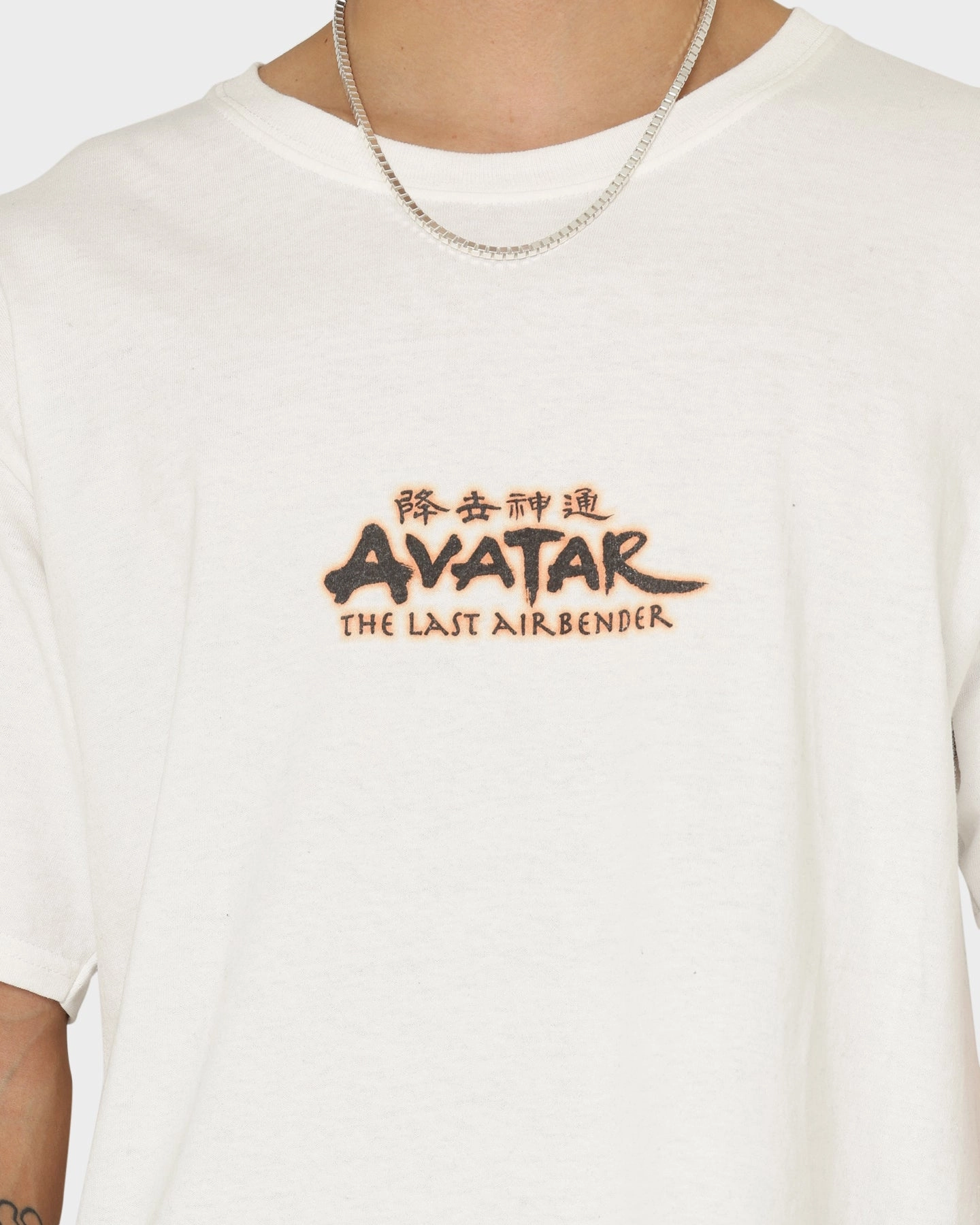 Goat Crew X Avatar: Avatar Logo T-Shirt White Stretchable Armholes