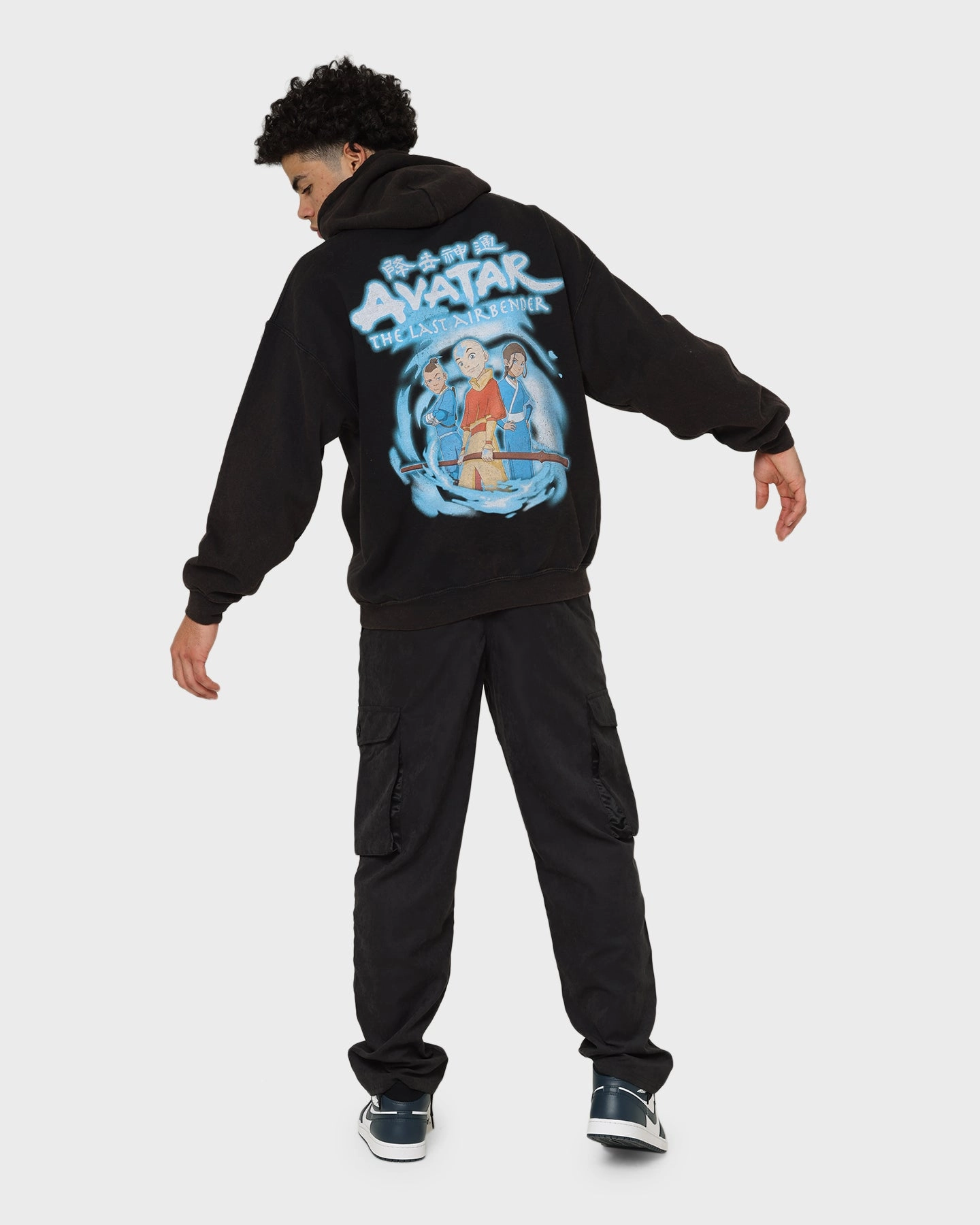 Goat Crew X Avatar: Gaang Vintage Hoodie Washed Black Restore