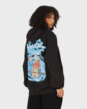 Goat Crew X Avatar: Gaang Vintage Hoodie Washed Black Concentration All-Purpose Jacket