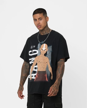 Goat Crew X Avatar: The Last Airbender Aang Vintage T-Shirt Black Wash Effortless Fashion Luxury clothing