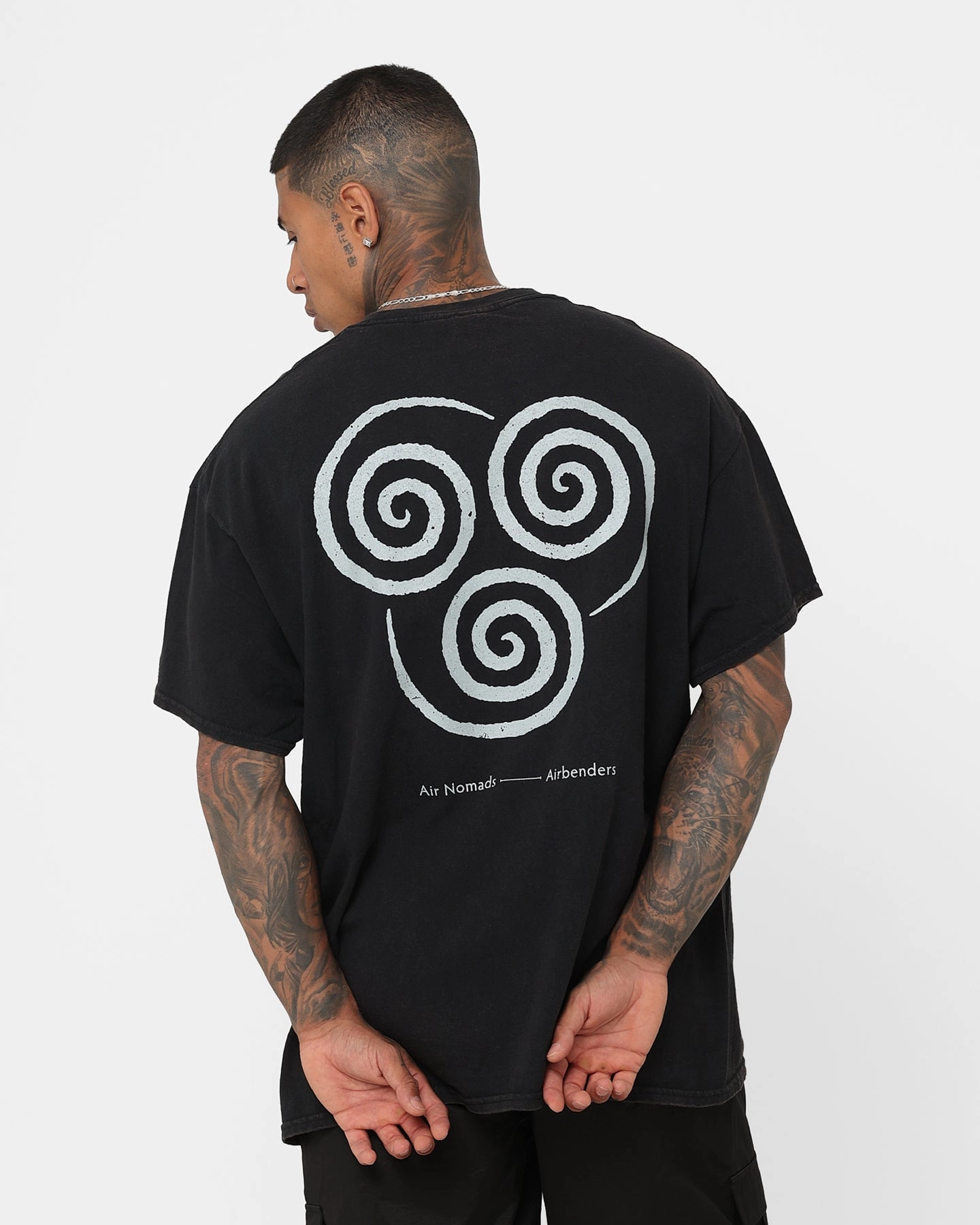 Goat Crew X Avatar: The Last Airbender Aang Vintage T-Shirt Black Wash Weekend Comfort Chic
