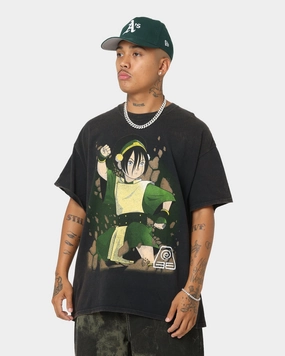 Holiday Outfit Smart Casual Look Goat Crew x Avatar: The Last Airbender Earth Elements Vintage T-Shirt Black Wash