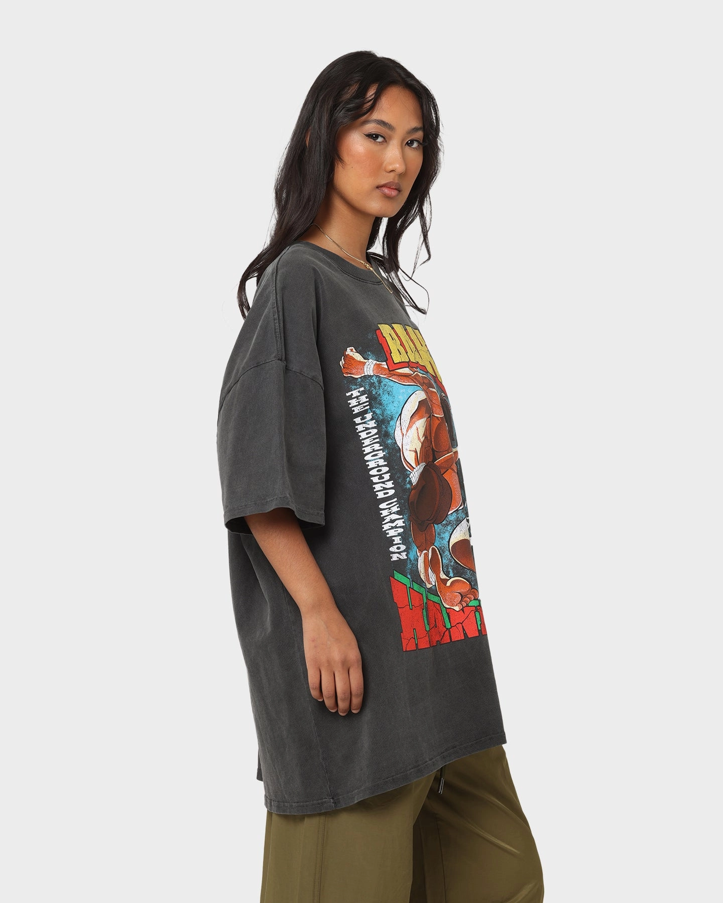 Timeless Look Wear weekday wear Goat Crew X Baki Hanma Baki Hanma Vintage Heavyweight T-Shirt Black Wash